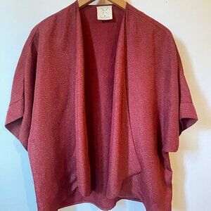 Crimson Silk Wrap